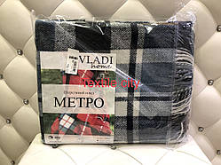 Плед Metro VLADI 170*210 см напівшерстяний двухспальний