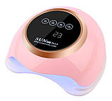 Рожева професійна UV/LED лампа - SUN H9 plus, 88W, фото 6