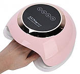 Рожева професійна UV/LED лампа - SUN H9 plus, 88W, фото 3