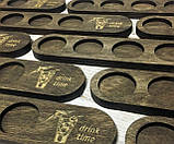 Шотница на 4 чарки 290х55мм, фото 4