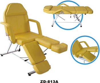 Педикюрне крісло-кушетка 2-в-1 ZD-813А, бежеве (001149)