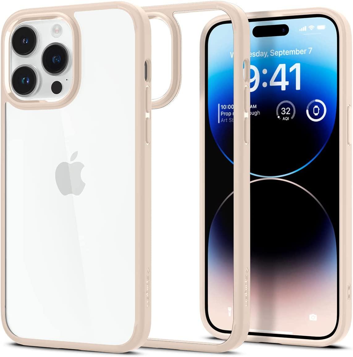 Чохол Spigen для iPhone 14 Pro - Ultra Hybrid, Sand Beige (ACS04963)