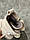 Жіночі зимові черевички зимові кремові нубук MAGZA Туреччина 36р., фото 5