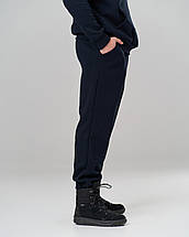 Чоловічий теплий домашній спортивний костюм 3-нитка з капюшоном Tiana Style) Однотон 44-52, фото 3
