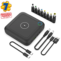 GP12 Павербанк для Ноутбука 24000mAh 84W Laptop PowerBank вых.DC-Jack 12 16.5 20 24V +QC3.0 USB +PD3.0 2Type C