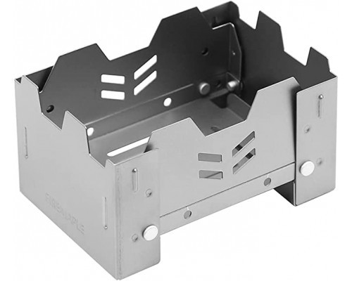 Кишенькова спиртова міні пальник складана титановий Fire-Maple Lotus для сухого пального, спирту, вага 71 г, розмір 100х69х20 мм, фото 1