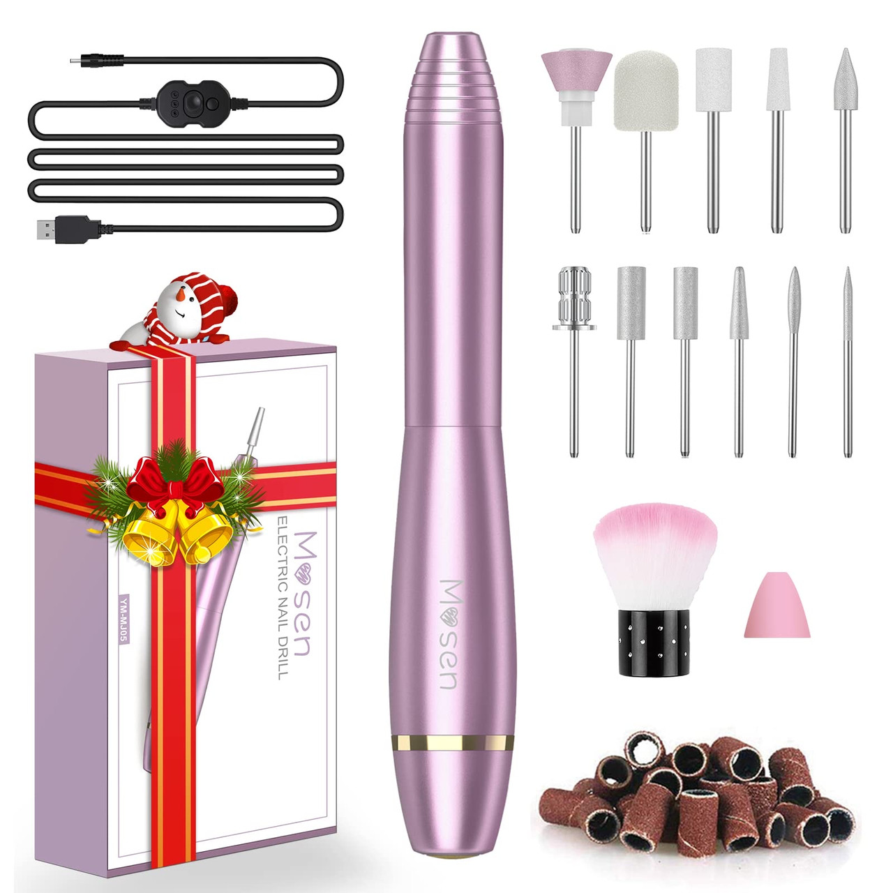 Электрический Резак для Ногтей Mosen, Набор для Маникюра с ...