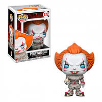 Фигурка Funko Pop Фанко Поп It Pennywise with boat Оно Пеннивайз с корабликом 10 см №472 AEx Китай