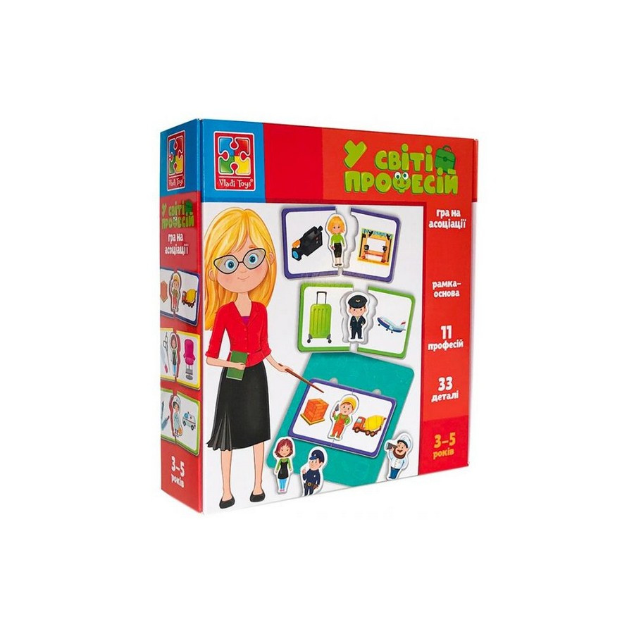 Гра розвиваюча У світі професій Укр Vladi Toys