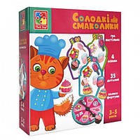 Гра розвиваюча Солодкі смаколики Укр Vladi Toys