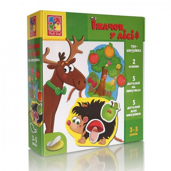 Гра розвиваюча Їжачок у лісі Укр Vladi Toys