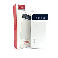 Оригинальный PowerBank Maximus 20000 mAh 5V 2.1A Мощный повербанк для телефона Портативный внешний аккумулятор