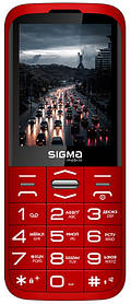 Телефон Sigma Comfort 50 Grace CF212 Red Гарантія 12 місяців