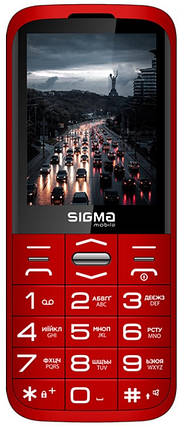 Телефон Sigma Comfort 50 Grace CF212 Red, фото 1