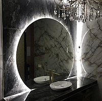 Дзеркало з серії «Moon» з фоновою підсвіткою 120*100 cм для ванної кімнати,вітальні,передпокою