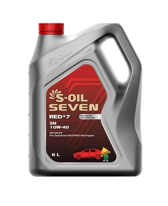 Моторне мастило S-Oil Seven 10w40 Red #7 SN 6л