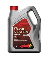 Моторное масло S-Oil Seven 10w40 Red #7 SN 4л