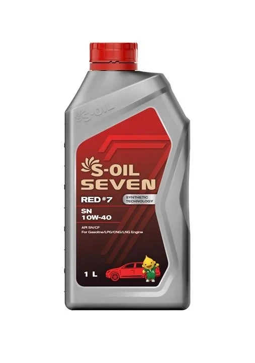 Моторне мастило S-Oil Seven 10w40 Red #7 SN 1 л