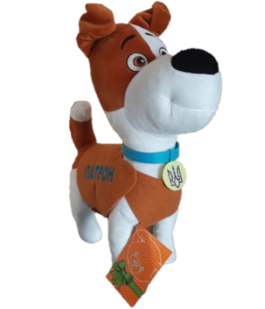 М`яка іграшка собака патріотична пес Патрон 36см (00114-70), фото 1