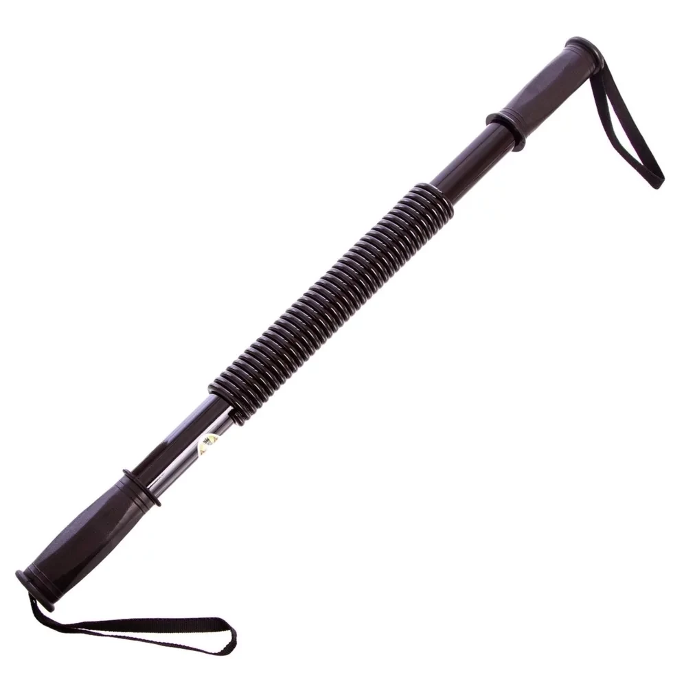 Еспандер силовий прут Power Twister SP-Sport K102 65см навантаження 50кг чорний