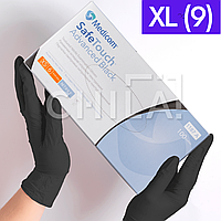 Перчатки нитриловые (размер XL) черные 5г Medicom, 100 шт