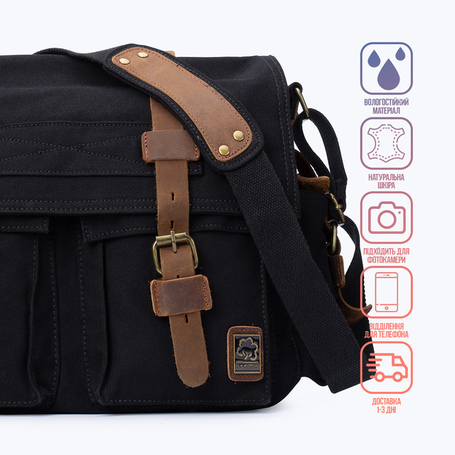 Sc cotton messenger 2025 bag