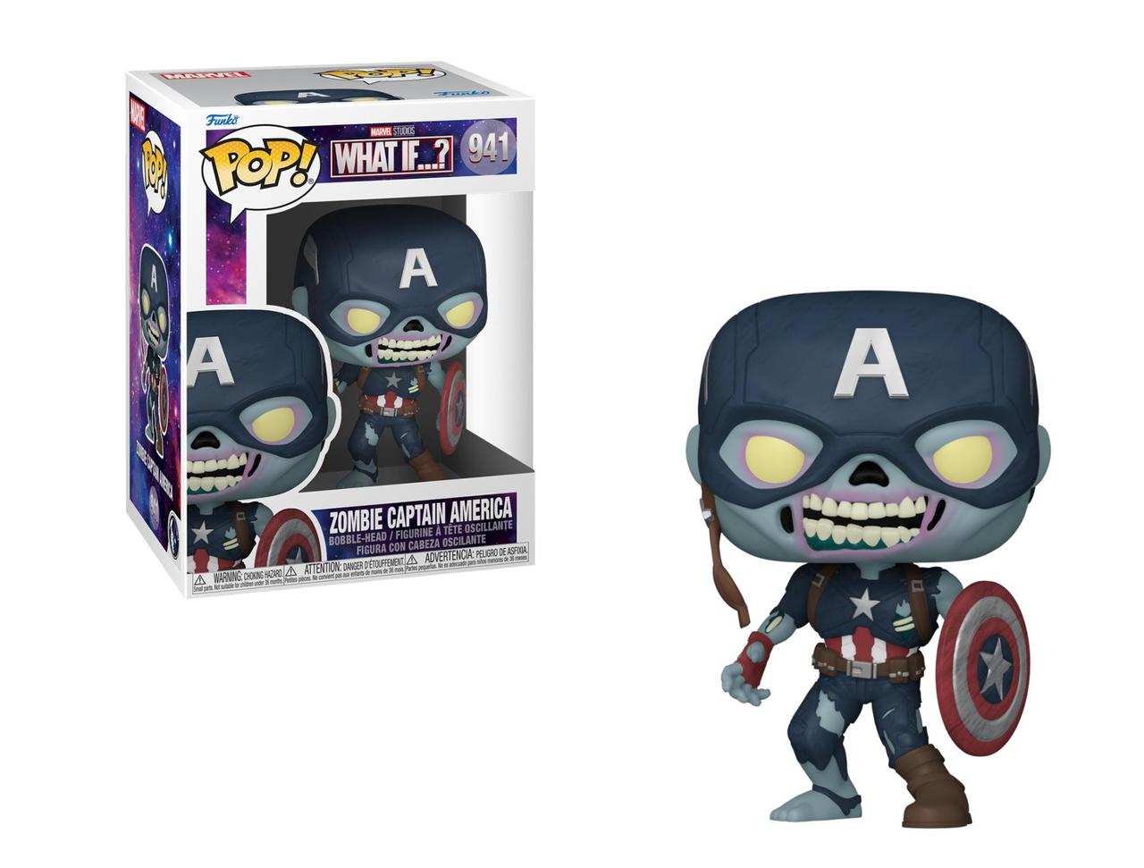 Фігурка Фанко Поп Марвел Зомбі Капітан Америка Funko Pop Marvel Zombie Capitan America 10 см M ZCA 941, фото 1
