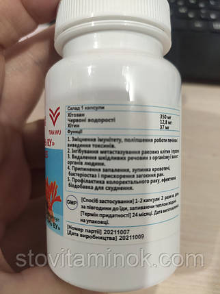 Хитозан Тянь ВУ 400 мг Х 50 капсул., фото 2