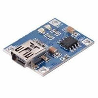 Контролер заряджання TP4056 для 18650 з Mini USB-роз'ємом 1 ампер