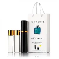 Мини парфюмы для мужчин Chrome Azzaro (3*15мл)