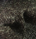 Трикотаж вовняний Ялинка коричневий меланж, фото 4