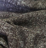 Трикотаж вовняний Ялинка коричневий меланж, фото 2