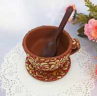 Шоколадная чашка Сладкий эксклюзивный подарок девушке на 8 марта или день рождения