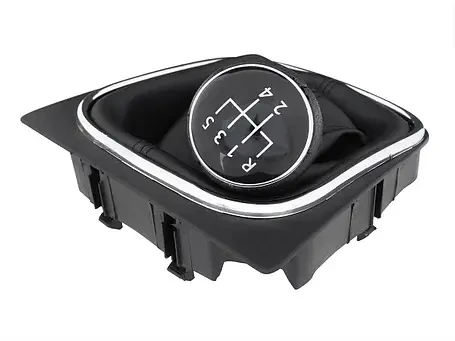 VOLKSWAGEN Golf V (03-08) ручка перемикання передач 5 ступка КПП + чохол + рамка, Фолькцваген Гольф 5, фото 1