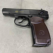 Пістолет пневматичний SAS Makarov кал. 4.5 мм (кульки BB), корпус – метал (КМ-44DHN), фото 2