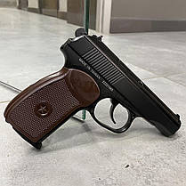 Пістолет пневматичний SAS Makarov кал. 4.5 мм (кульки BB), корпус – метал (КМ-44DHN), фото 3