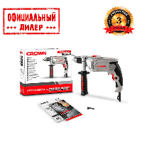 Дрель ударная CROWN CT10130 Топ 3776563