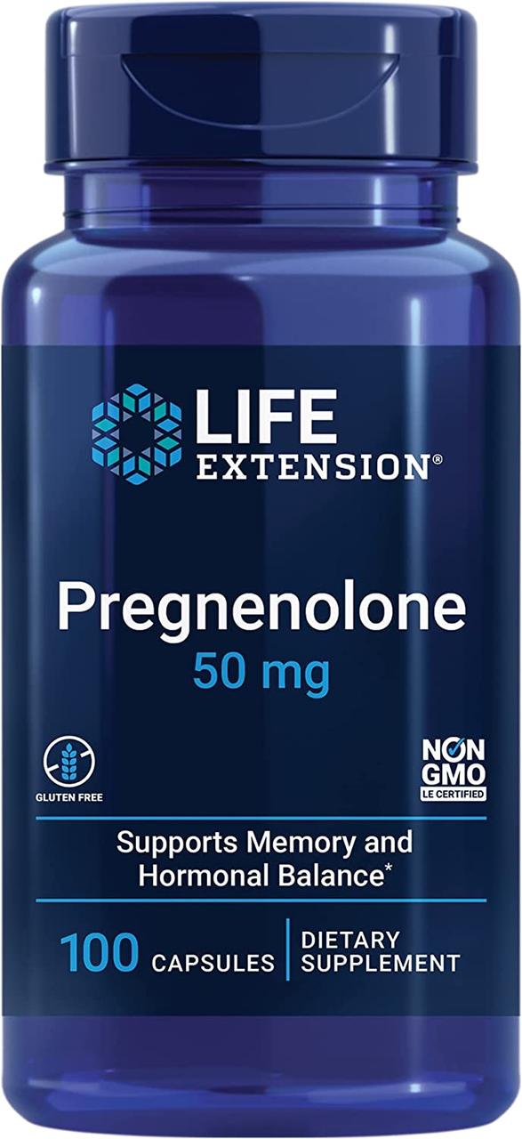 Life Extension Pregnenolone / Прегненолон 50 мг 100 капсул