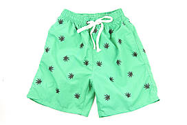 Оптом дитячі пляжні шорти для купання та прогулянок (арт. 15-6a-4) бірюзовий