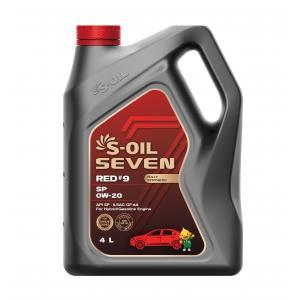 Моторне мастило S-Oil Seven 0w20 Red #9 SN/GF-5 4л