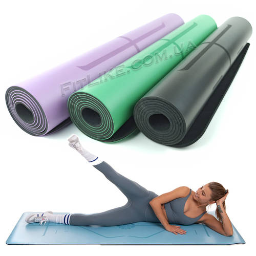 Коврик, мат каучуковый Premium Rubber Mat для фитнеса, йоги, пилатеса ...