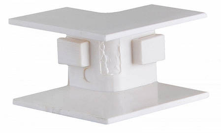 Внутрішній кут АСКО-УКРЕМ 15x10 білий для пластикових кабельних короби IP40, фото 2