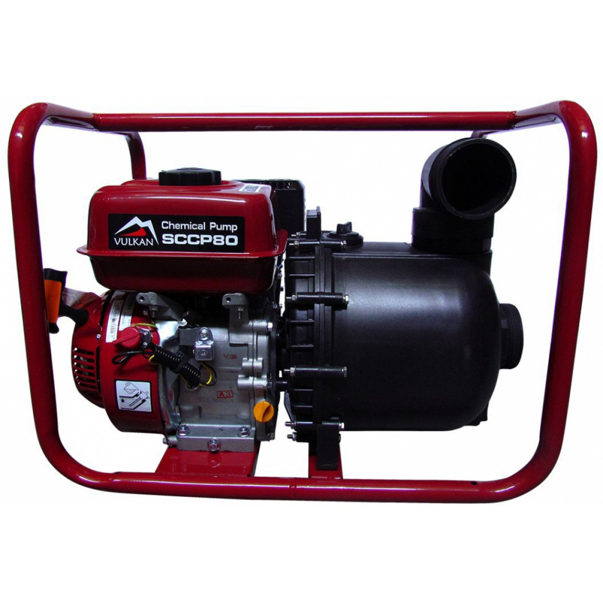 Бензиновая мотопомпа для химических, агрессивных жидкостей, морской воды Vulkan SCCP80 Топ 3776563 - фото 3 - id-p1744133132