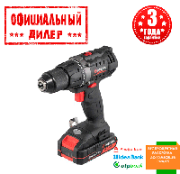 Дрель-шуруповерт аккумуляторная INTERTOOL WT-0351 (20 В, 2 А/ч, двухскоростной) TSH