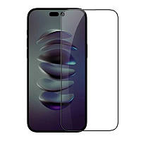 Защитное стекло Tempered 5D iPhone 14 Pro Max Black
