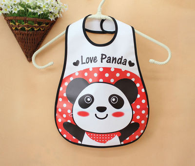 Слинявчик-фартух з ковшем для їжі Love Panda (02194)