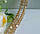 Бусини кришталеві (Рондель) 4х3м пачка - 125-135 шт, колір - бежевий прозорий з АБ, фото 3