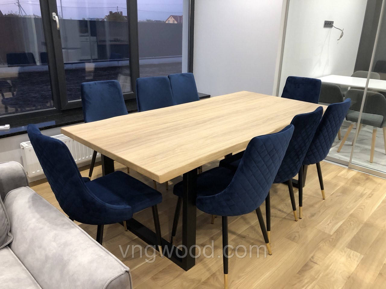 Стіл обідній VNG Loft 2000х950х750 мм Дуб