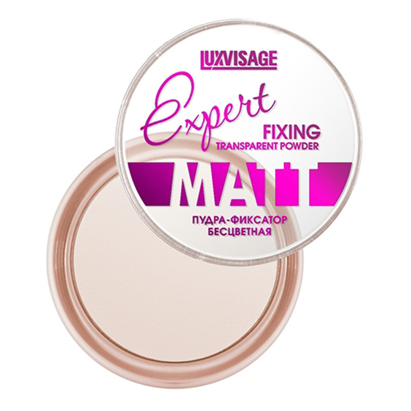 Пудра-фіксатор безбарвна Luxvisage Expert Fixing Transparent Matt Powder, фото 1