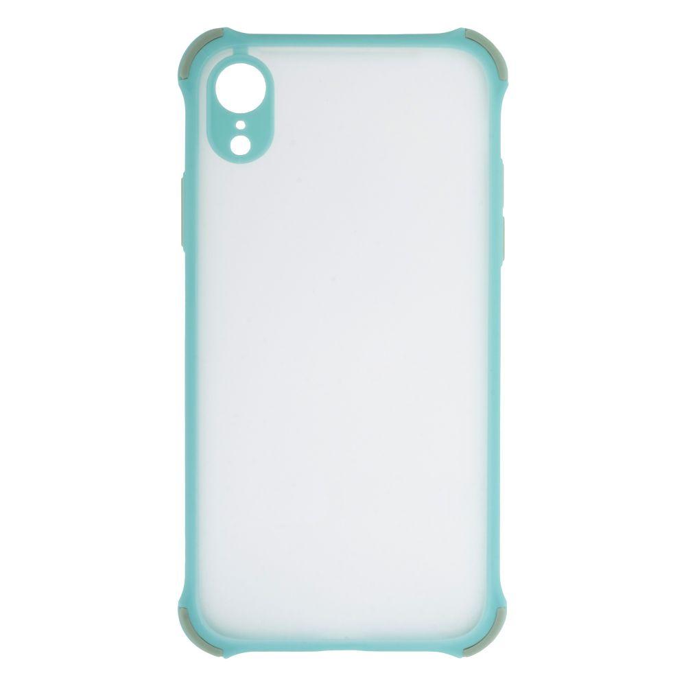 Силіконовий чохол TOTU Armor with Frame для iPhone Xr Бірюзовий